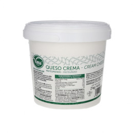 Queso crema pasteurizado Vima Foods (2 kg / 4.4 lb)