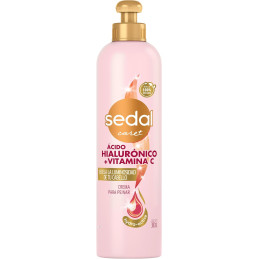 Sedal Care + Crema para Peinar Ácido Hialurónico y Vitamina C 300 ml