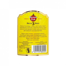 Ron Havana Club añejo 3 años (1 litro)