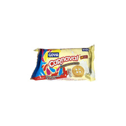 Galletas rellenas con crema sabor coco Carnaval Goya (33.6 g)