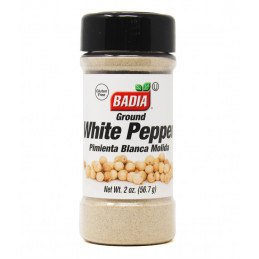 Pimienta blanca molida Badia (56.7 g / 2 oz)
