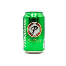 Cerveza de lata Presidente (237 ml / 8 oz fl)