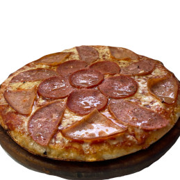 Pizza de Jamón , Chorizo y Salame