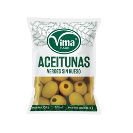 Aceitunas Verdes sin Hueso Vima (Bolsita 170g)