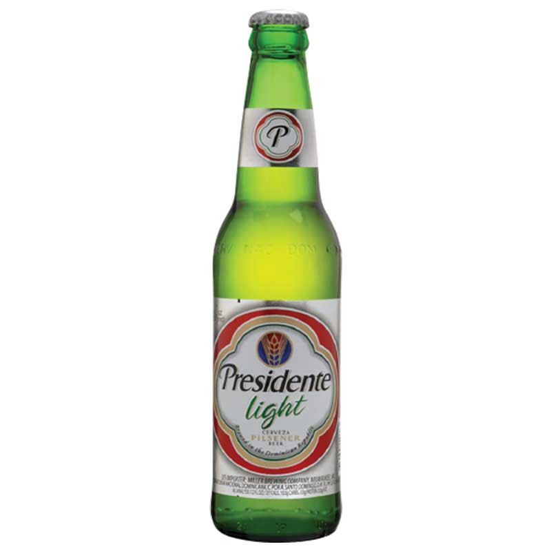 Cerveza Presidente de botella light Cerveza Presidente de botella light