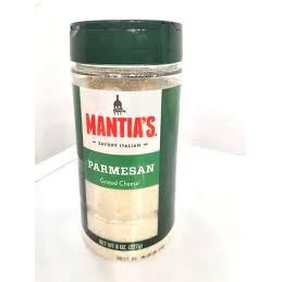 Queso PARMESANO RAYADO MANTIA´S 8 OZ (227 GR)