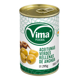 Aceitunas Rellenas de Anchoa Vima 295g
