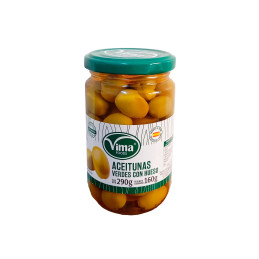 Aceituna Verde con Hueso Vima 290g