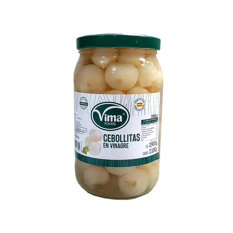 Cebollitas en vinagre Vima Foods (1900g)