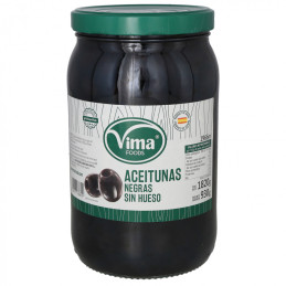 Aceitunas negras sin hueso Vima Foods (1.82 kg / 4.01 lb)