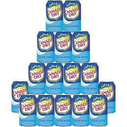 Canada Dry Club Soda (24 unidades)