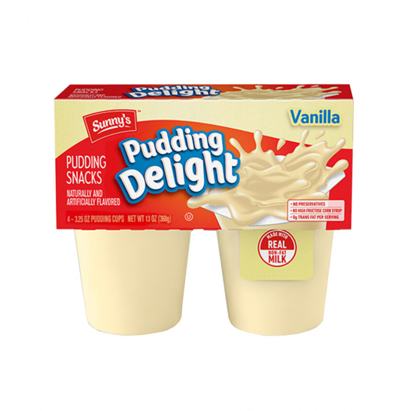 Natilla de vainilla Sunny' s (4 x 92.1 g / 3.25 oz)