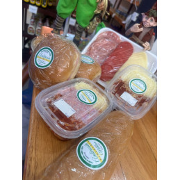 Pan con Jamon serrano y Queso