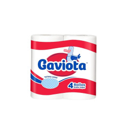 Papel sanitario Gaviota (4 rollos)