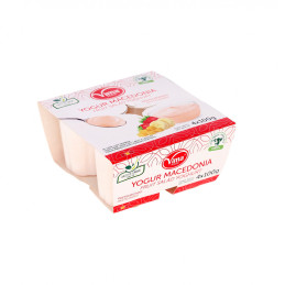 Yogurt sabor Macedonia Vima Foods (4 x 100 g / 3.52 oz)